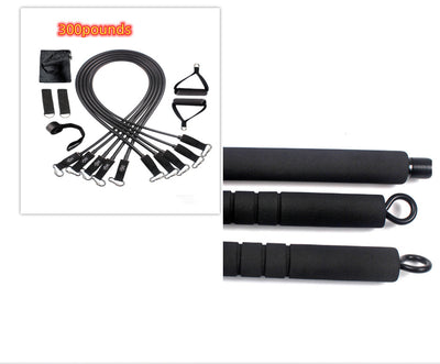 Pilates Stick Yoga Pull Bar Multifunctional Home Fitness Stick Chest Expander